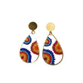 Split-Bar Drop Earrings
