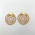 Pair of beaded earrings 