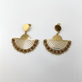 Arched-Gate Drop Earrings
